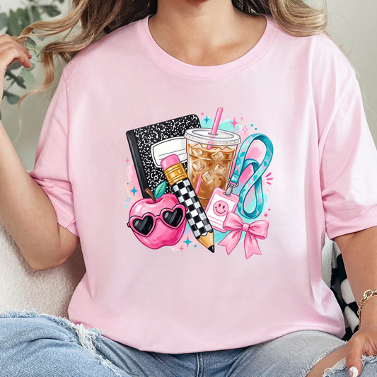 Preppy Back to School Graphic Tee