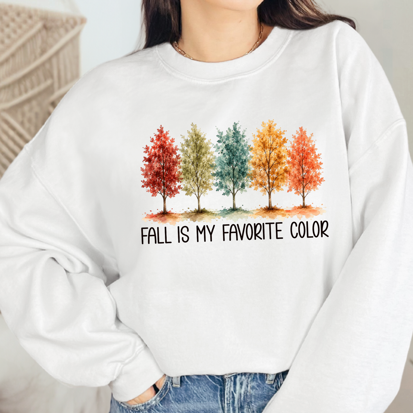 Fall is My Favorite Color Graphic Sweatshirt