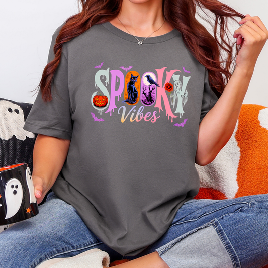 Spooky Vibes Retro Graphic Tee