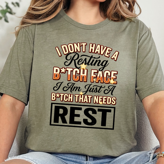 Resting B*itch Face Graphic Tee