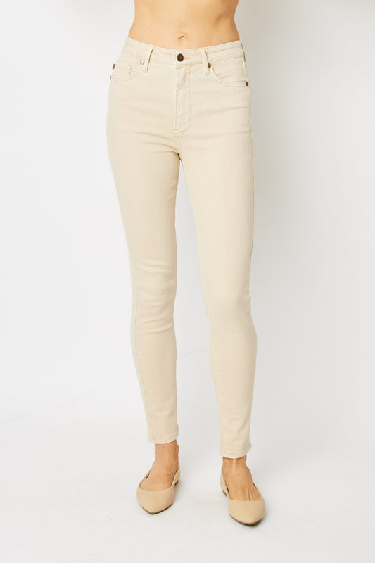 Judy Blue Garment Dyed Tummy Control Skinny Jeans