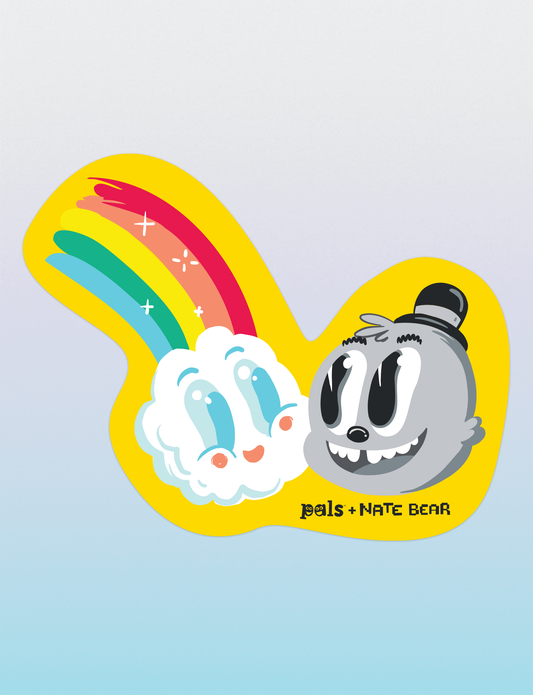 NEW! Rainbowface & Mr. Gray Opposocks Sticker