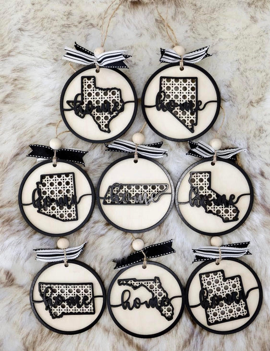 Custom 50 States Ornament (PREORDER- Arrives in 4-5 wks)