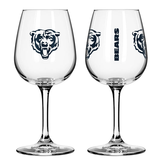 Chicago Bears 12oz Gameday Stemmed Wine Glass
