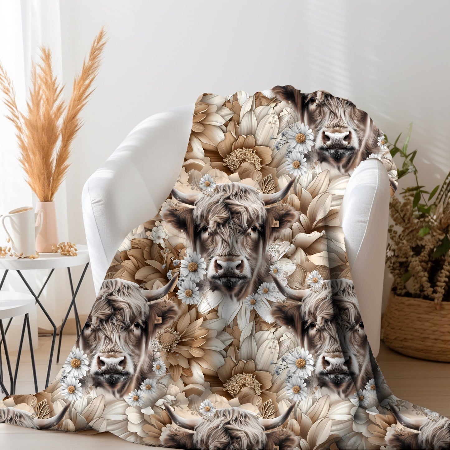 Fall Cow 50x60 Blanket | PREORDER CLOSES 6/30, ETA EARLY SEPT.