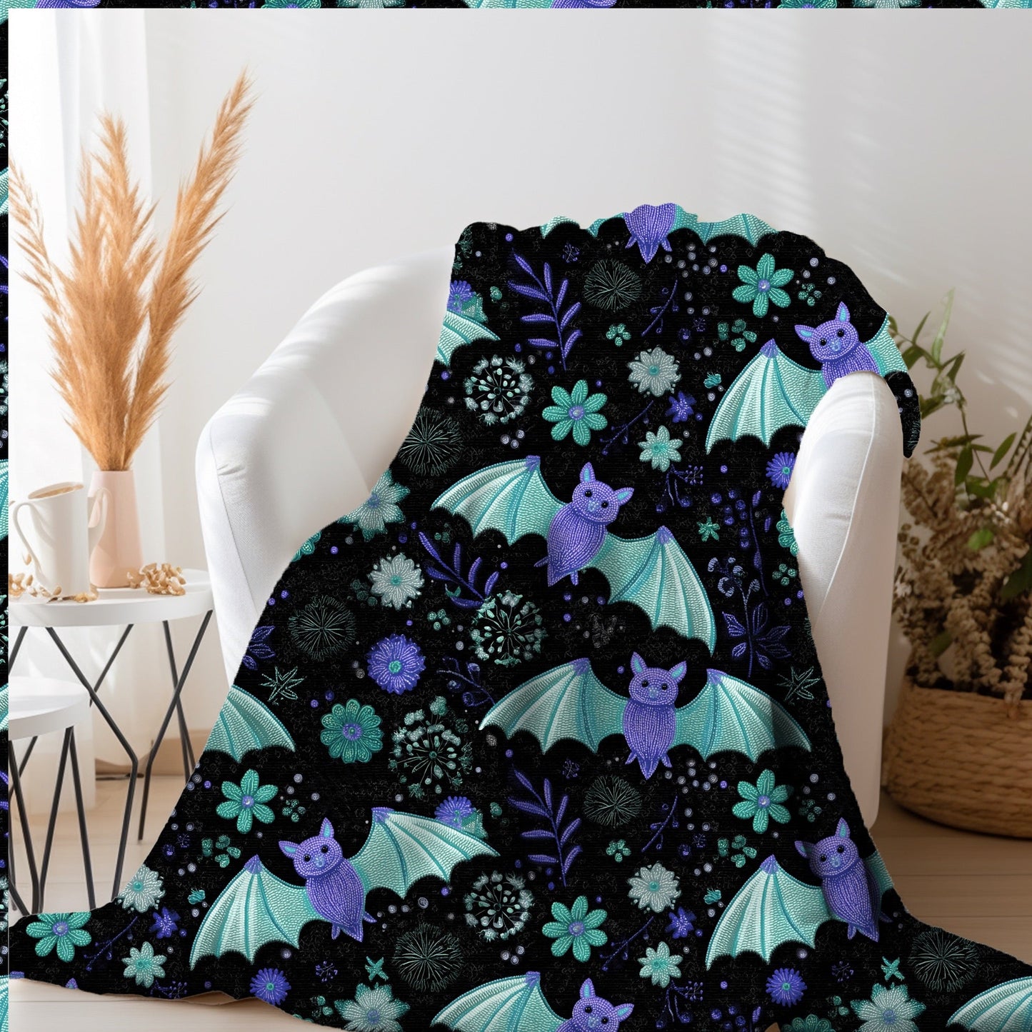 Pretty Batty 50x60 Blanket | Preorder Closes 7/28, ETA Mid Sept.
