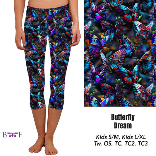 Butterfly Dream Capris with pockets