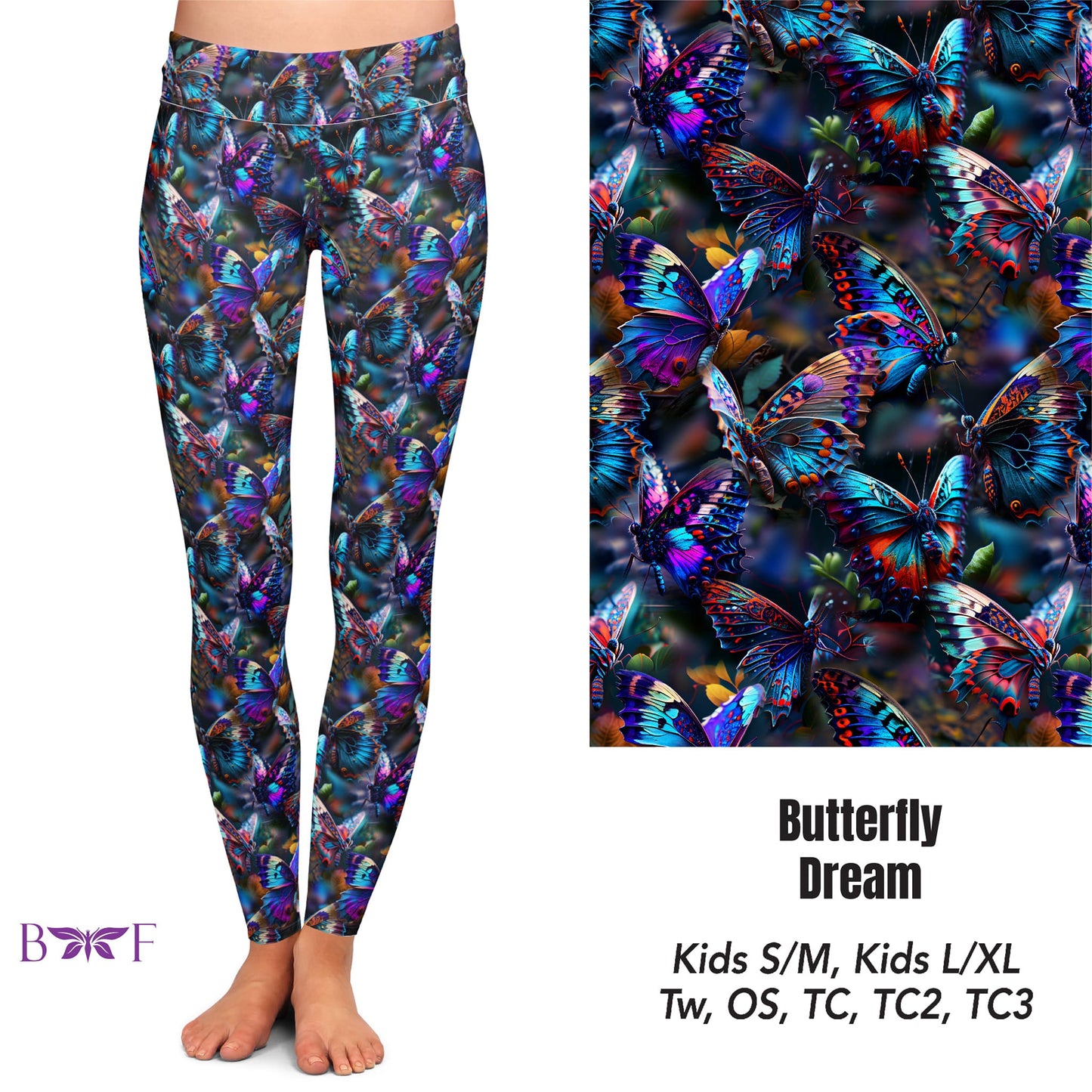 Butterfly Dream Capris with pockets