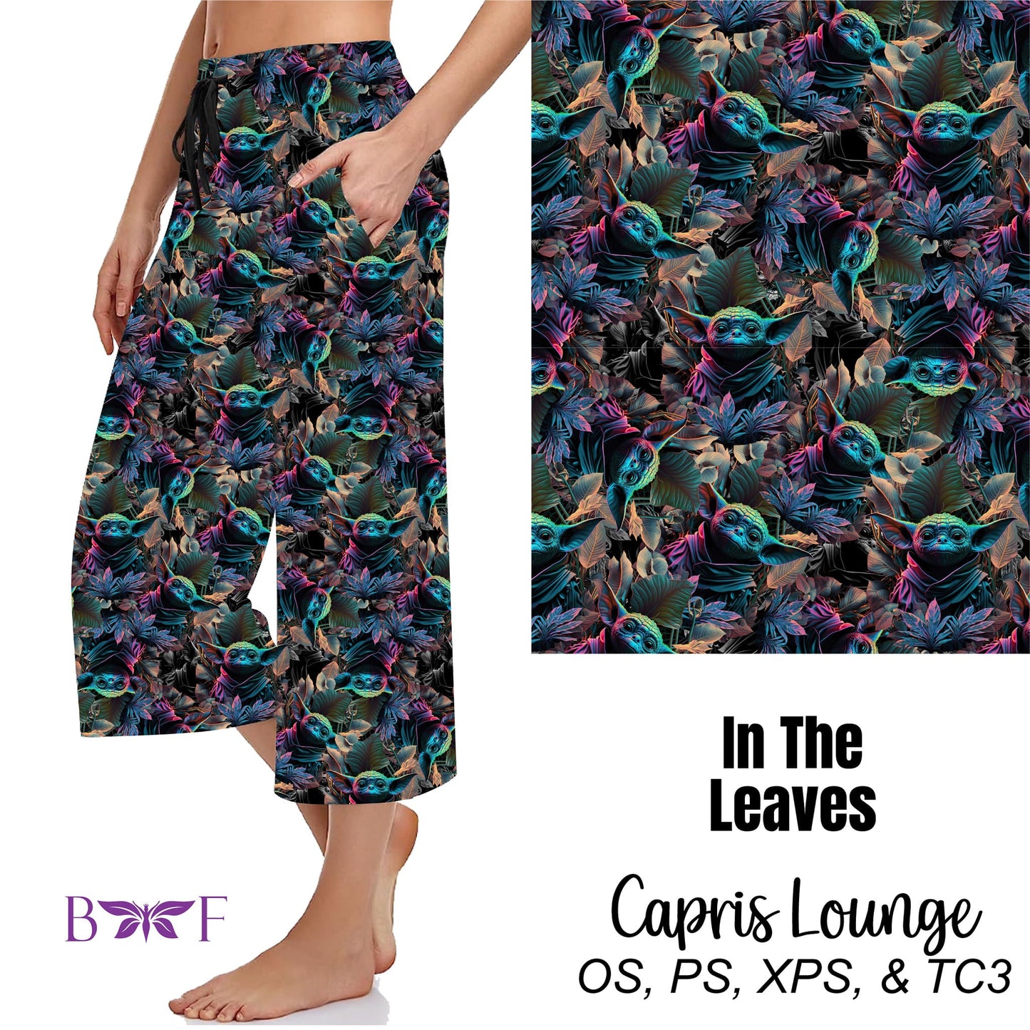 In The Leaves Capris, Capri Lounger & Capri Jogger