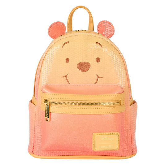 Loungefly Disney Winnie The Pooh Sequin Glitter Mini Backpack