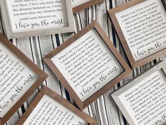 Custom Sign - The Most (PREORDER - Ship in approx 3-4 Weeks)