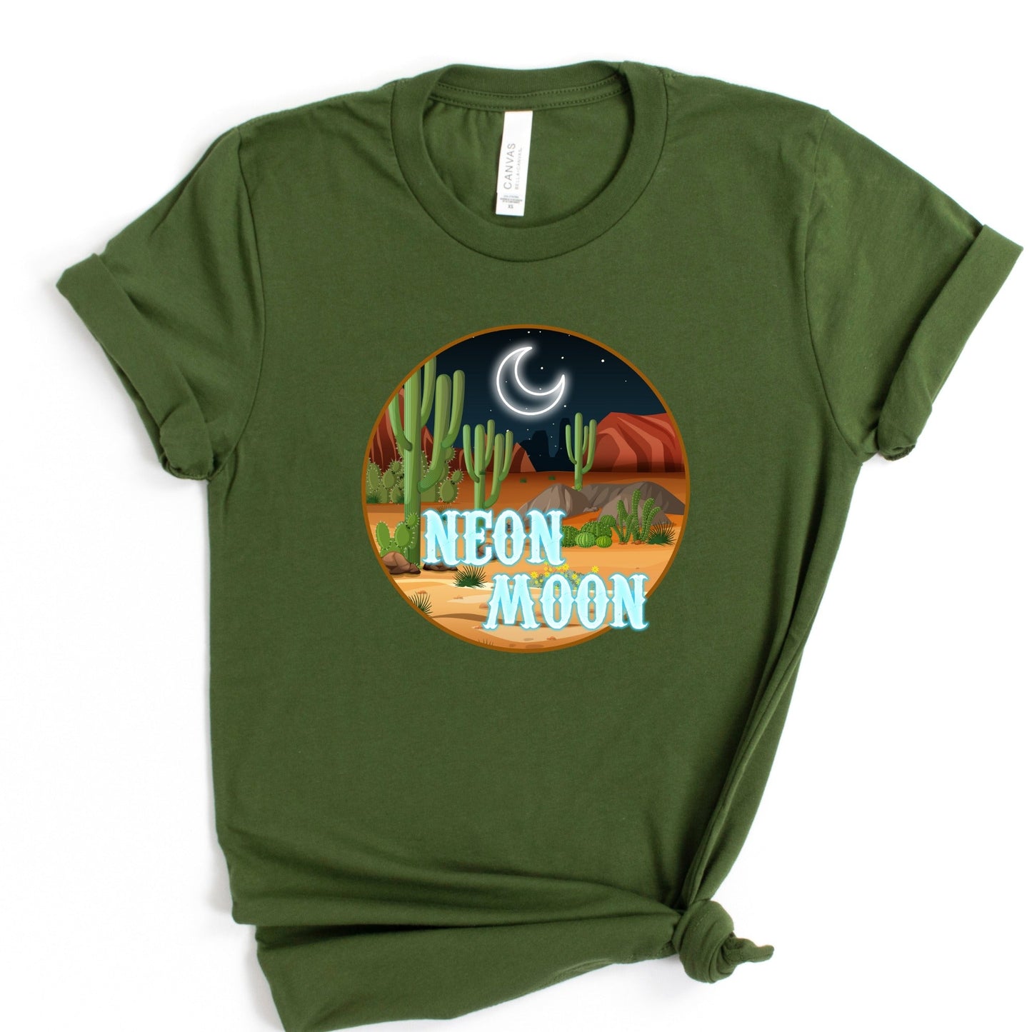 Desert Neon Moon Graphic Tee