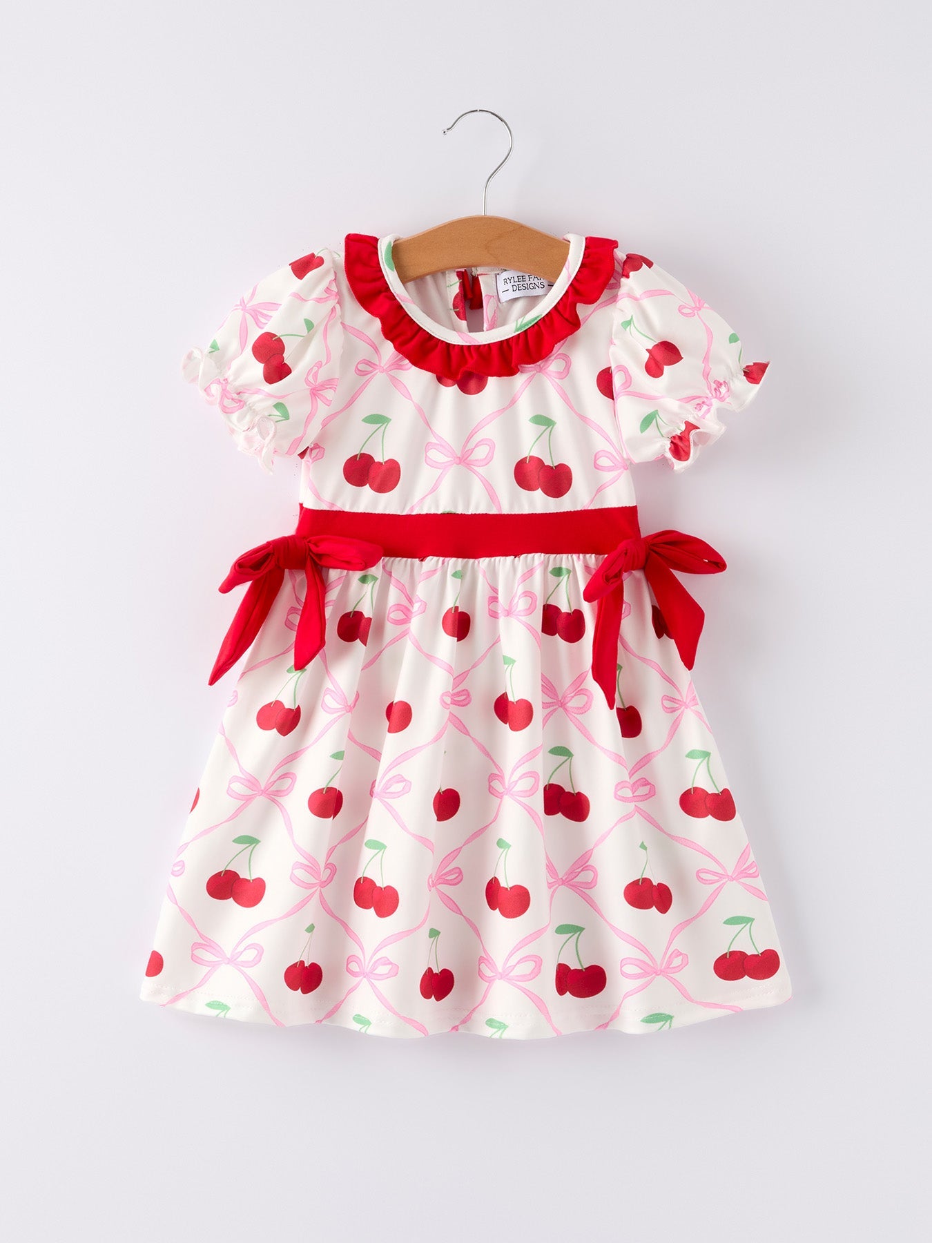 Cherry Bow Girls' Dress
