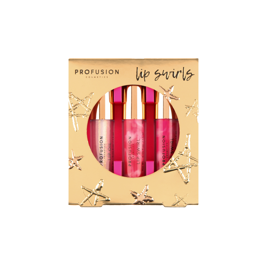 Crimson Lip Swirls – 3-Piece Lip Gloss Set