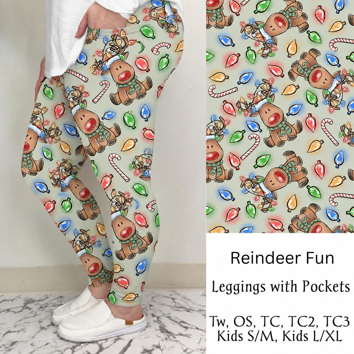 Reindeer Fun Leggings/Joggers | PREORDER CLOSES 10/9, ETA LATE NOV.