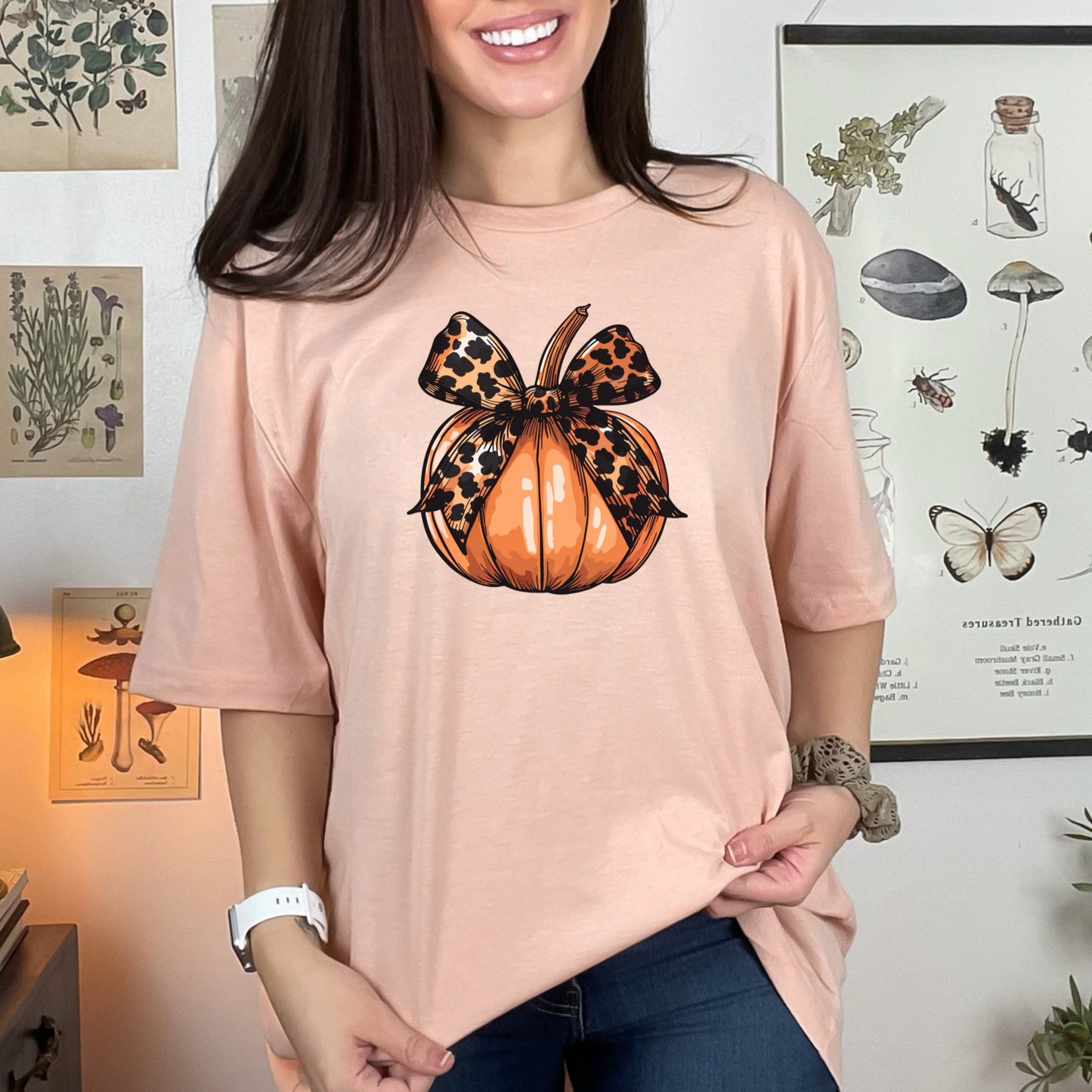 Girly Pumpkin Graphic Tee