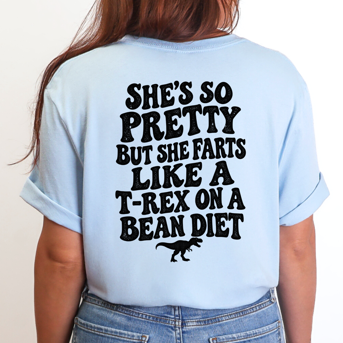 Farts like a T-Rex (BACK Print) Graphic Tee