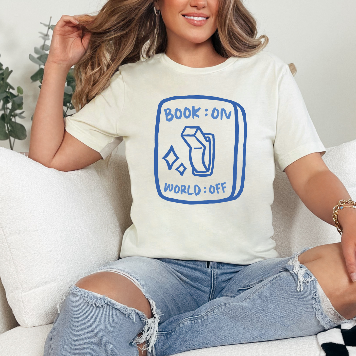 Books On World Off Graphic Tee