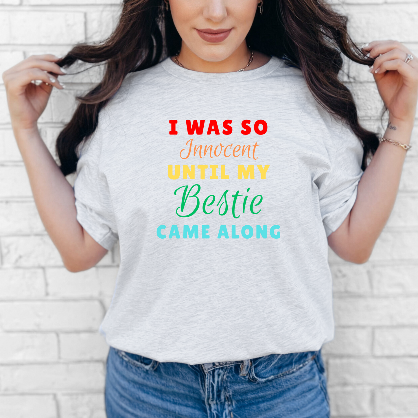 Bestie Came Along Graphic Tee
