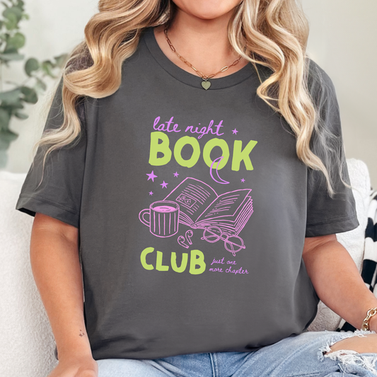 Late Night Book Club Graphic Tee