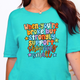 Heather Sea Green Tee