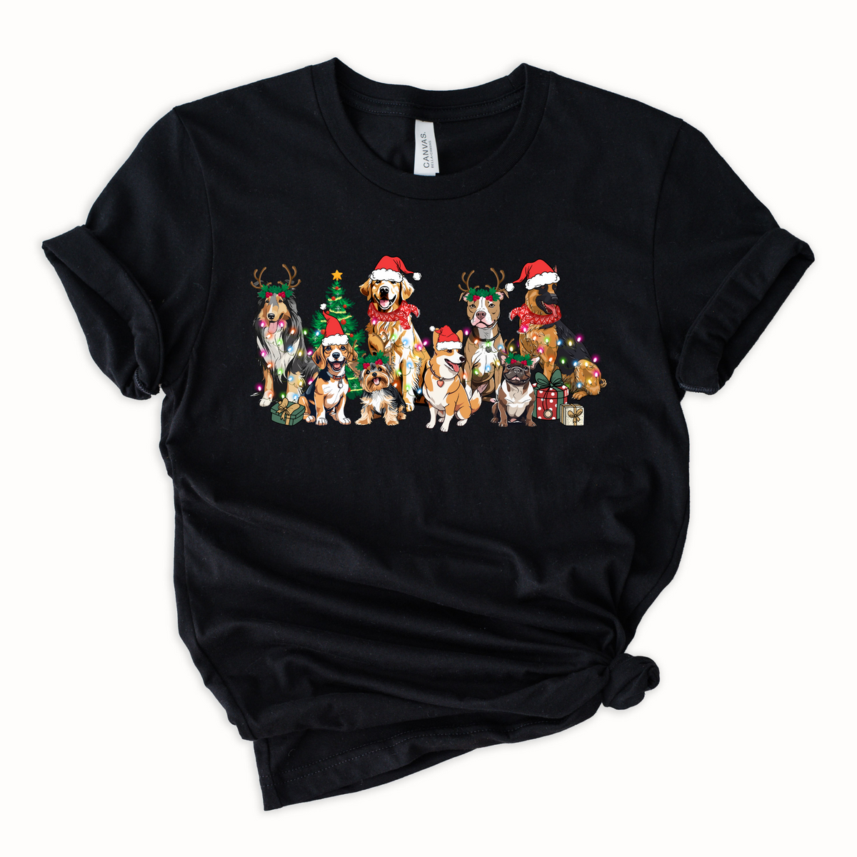 Christmas Dogs Graphic Tee