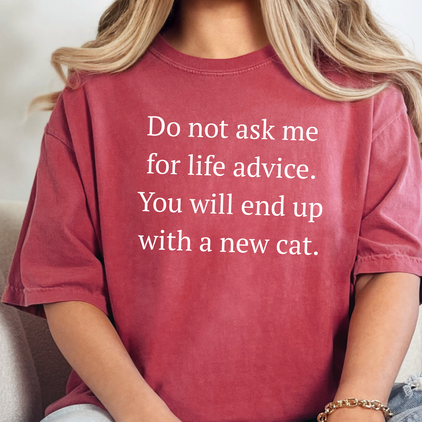 Life Advice, New Cat Graphic Tee