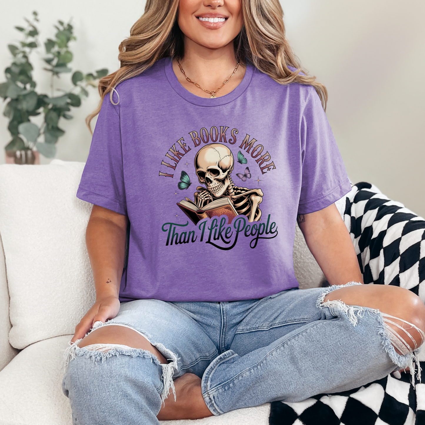 Books more than People Graphic Tee
