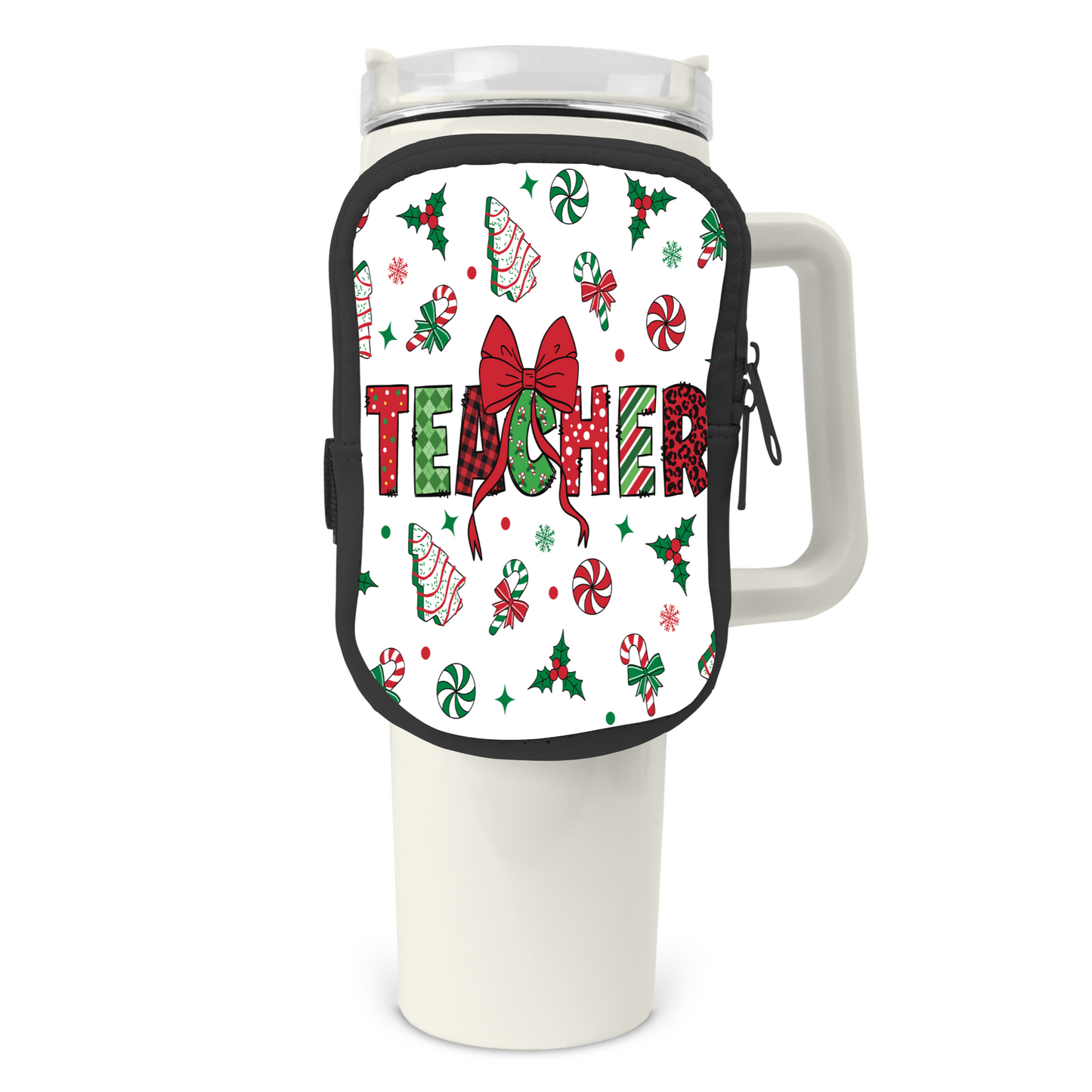 Teacher’s Holiday Pouch/Bag For 40oz Tumbler