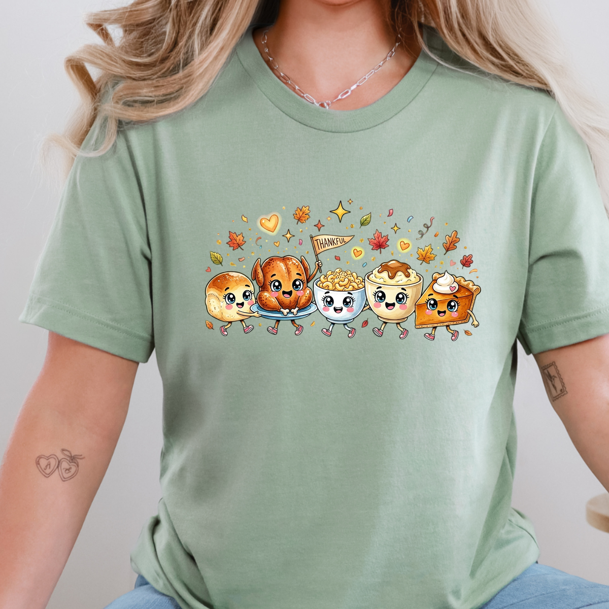 Thanksgiving Doodles Graphic Tee