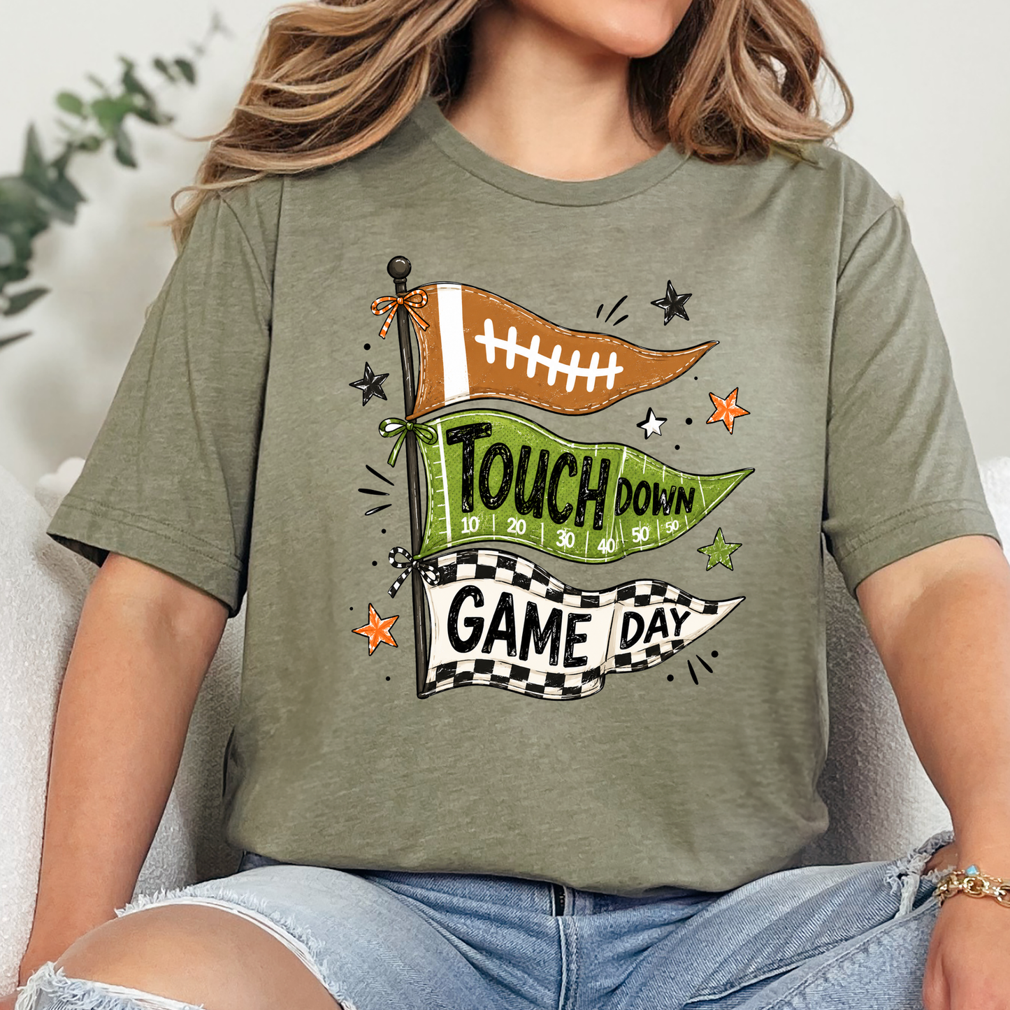 Touchdown Flags Graphic Tee