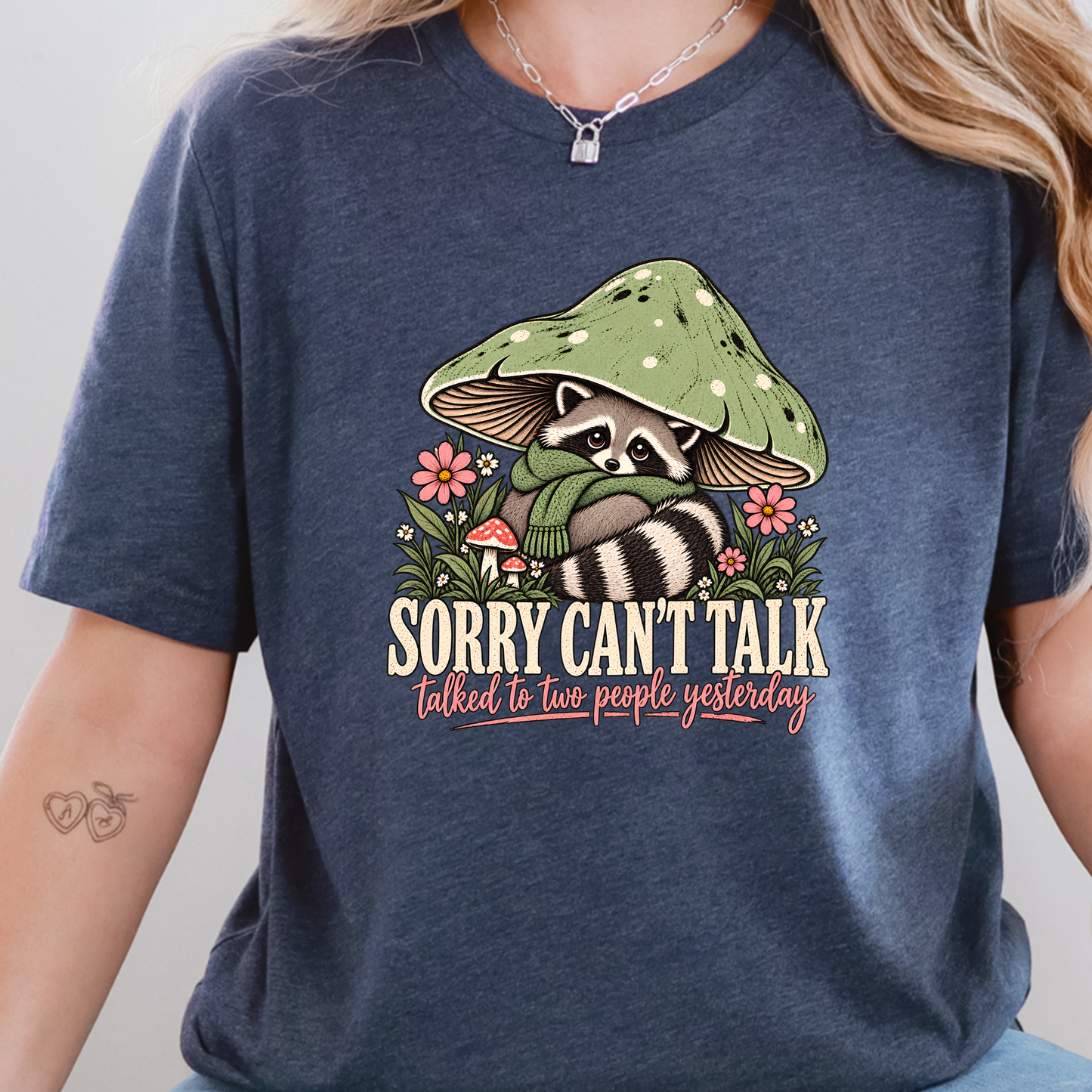 Sorry Can't Talk Graphic Tee
