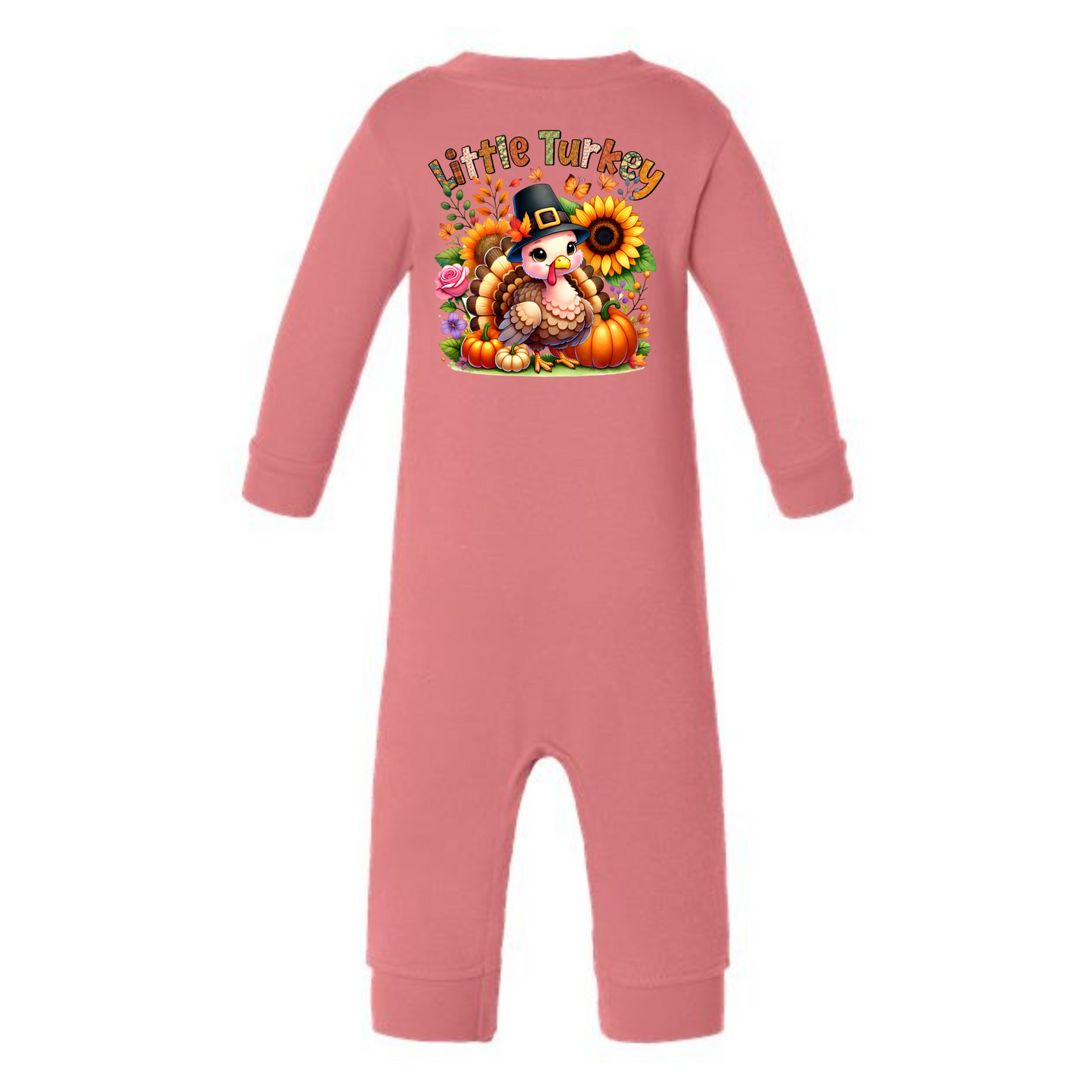 Little Turkey Infant Graphic Fleece One-Piece