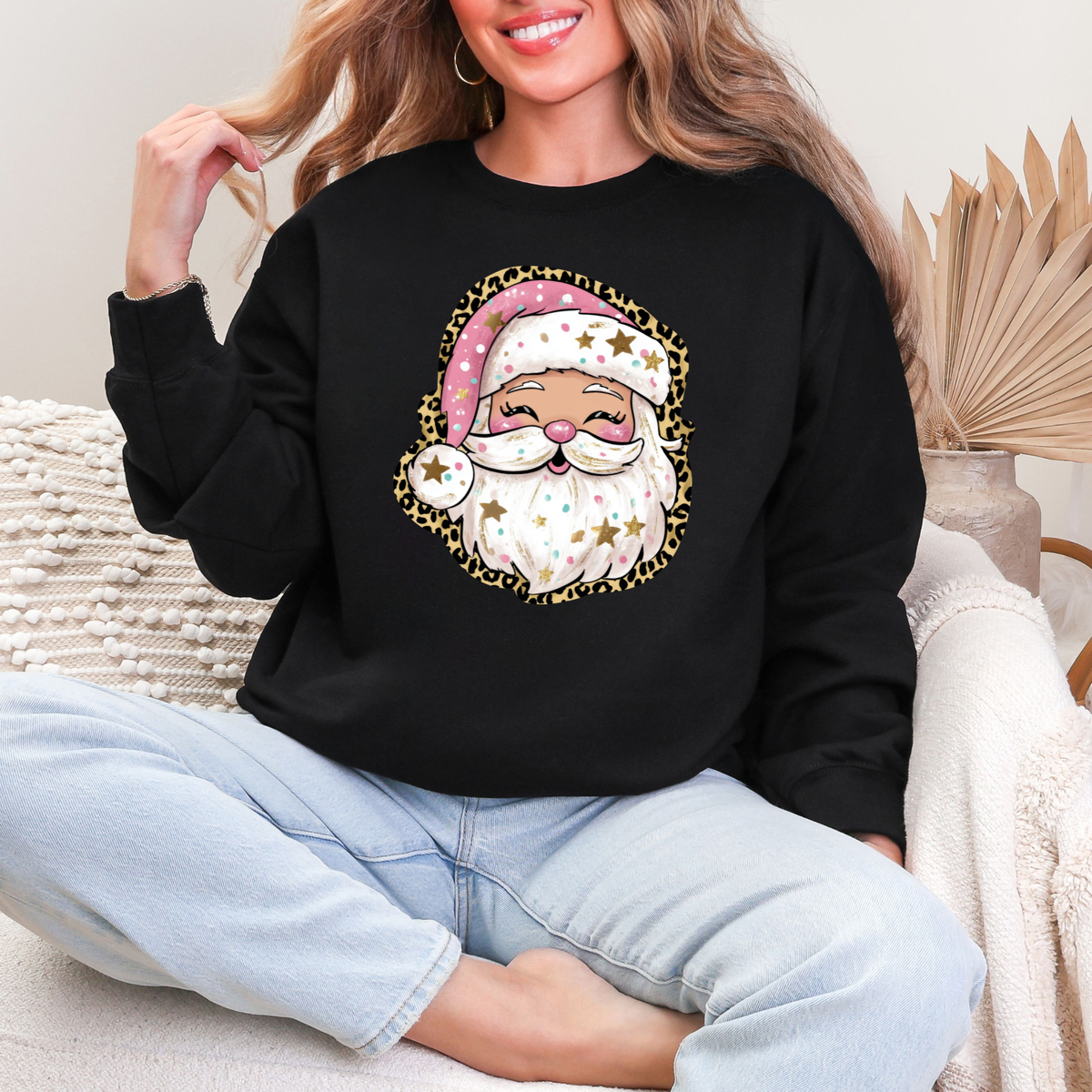 Preppy Santa Sweatshirt