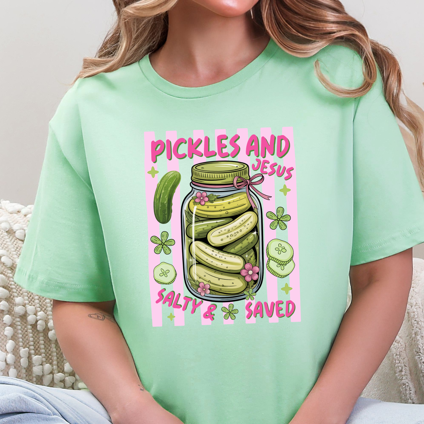 Pickles and Jesus Graphic Tee