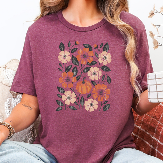 Boho Floral Fall Graphic Tee