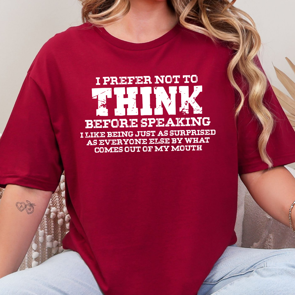 Prefer Not to Think Graphic Tee