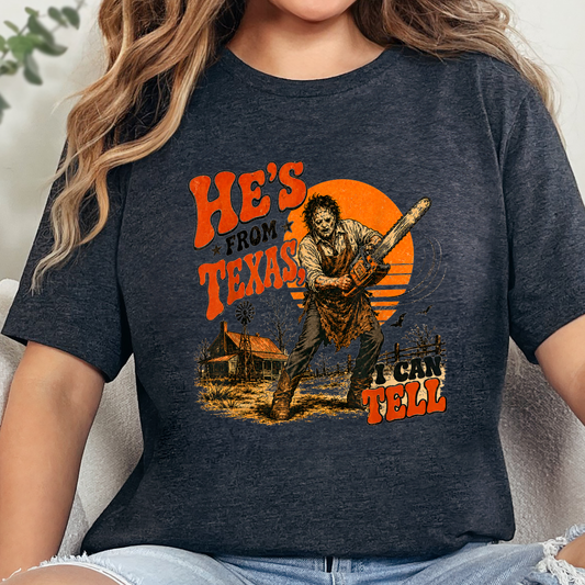 He's From Texas Graphic Tee