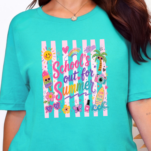 Schools Out For Summer Graphic Tee