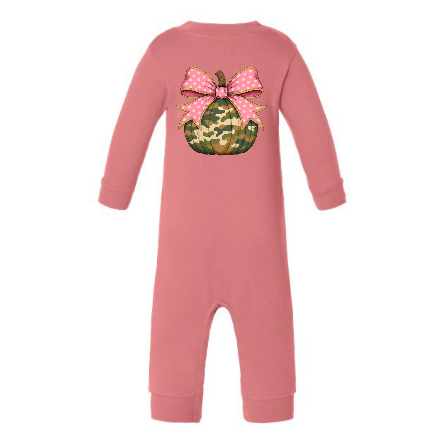Pumpkin Patrol Infant Graphic Fleecce One-Piece