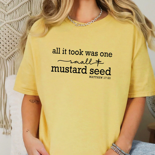 Small Mustard Seed Graphic Tee