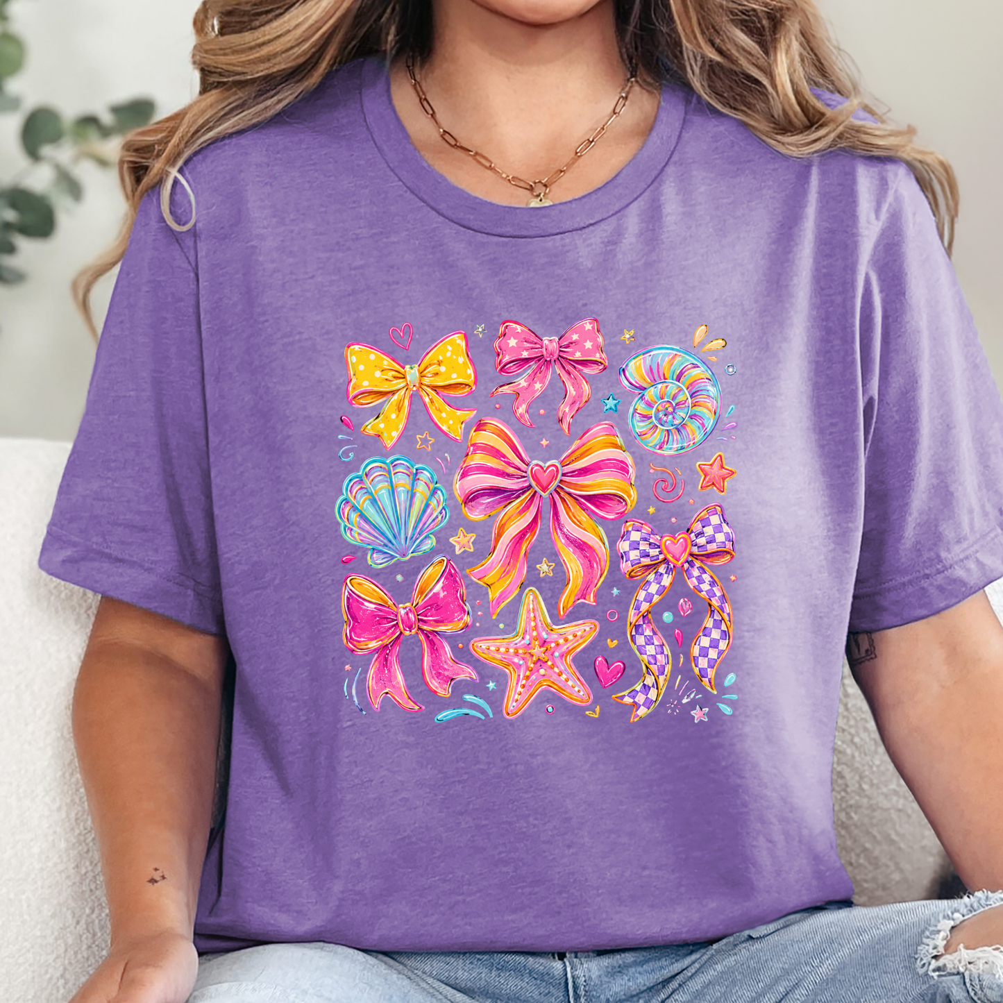 Coquette Summer Bow Graphic Tee