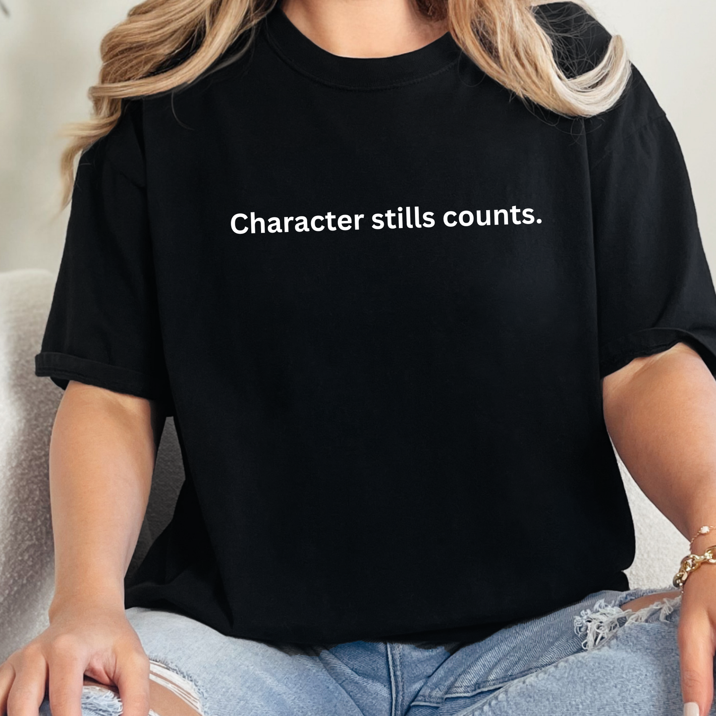 Character Still Counts Graphic Tee