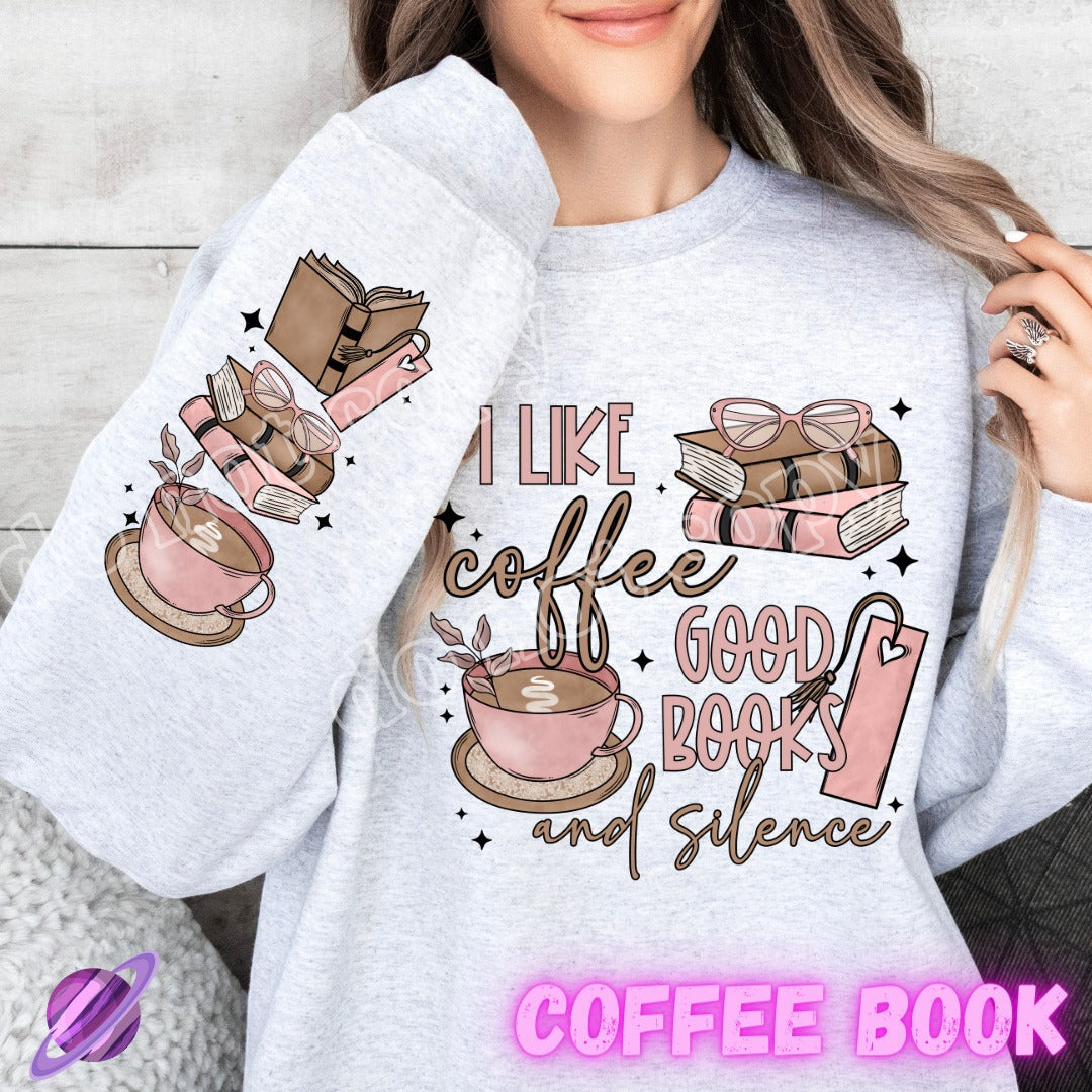 COFFEE BOOK - B86 CREWNECK SWEATSHIRT W/ SLEEVE PRINT