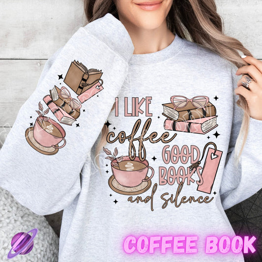 COFFEE BOOK - B86 CREWNECK SWEATSHIRT W/ SLEEVE PRINT