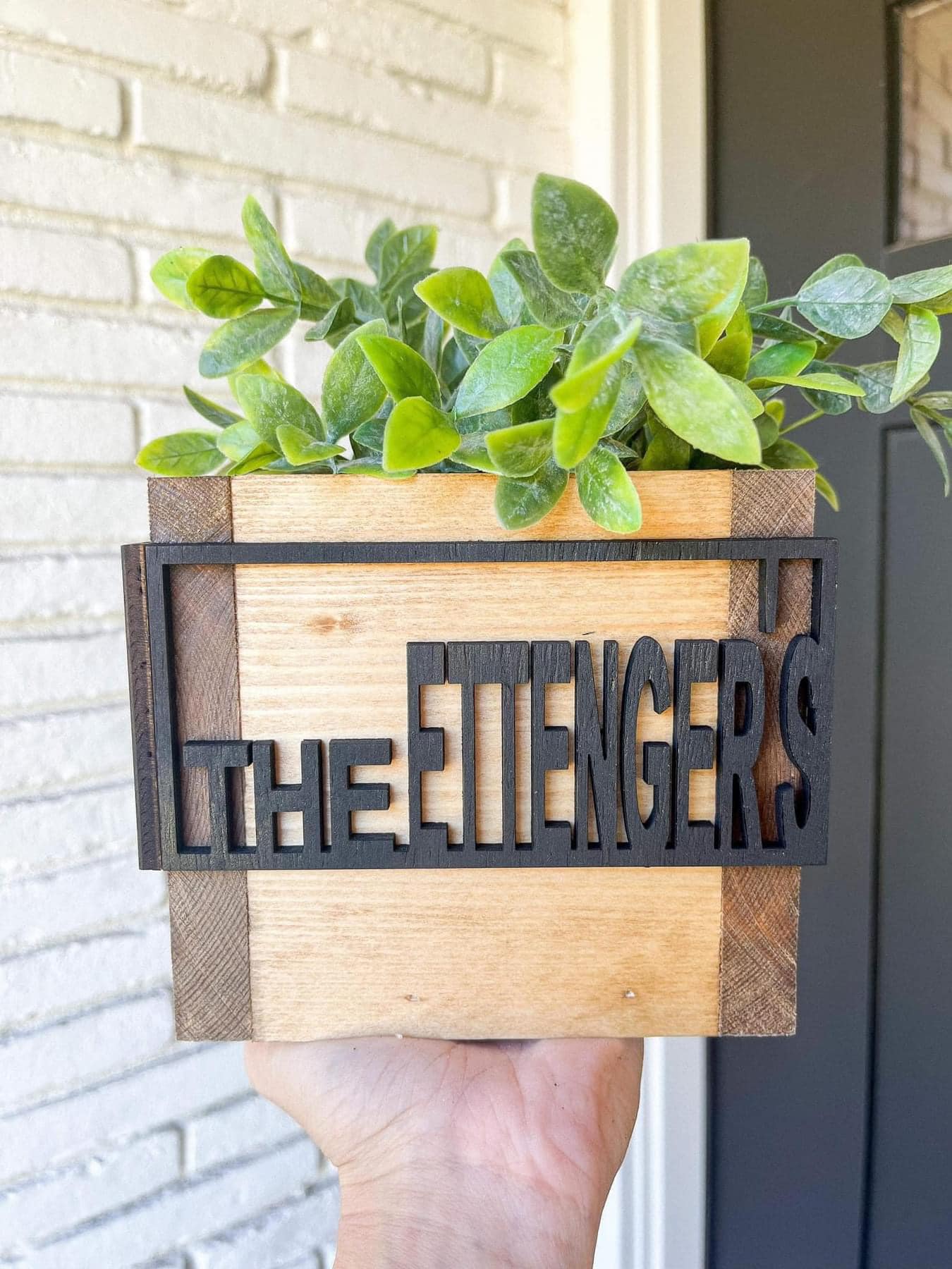 Custom Personalized Planter Box (Preorder - Ships in 3-4 Weeks)
