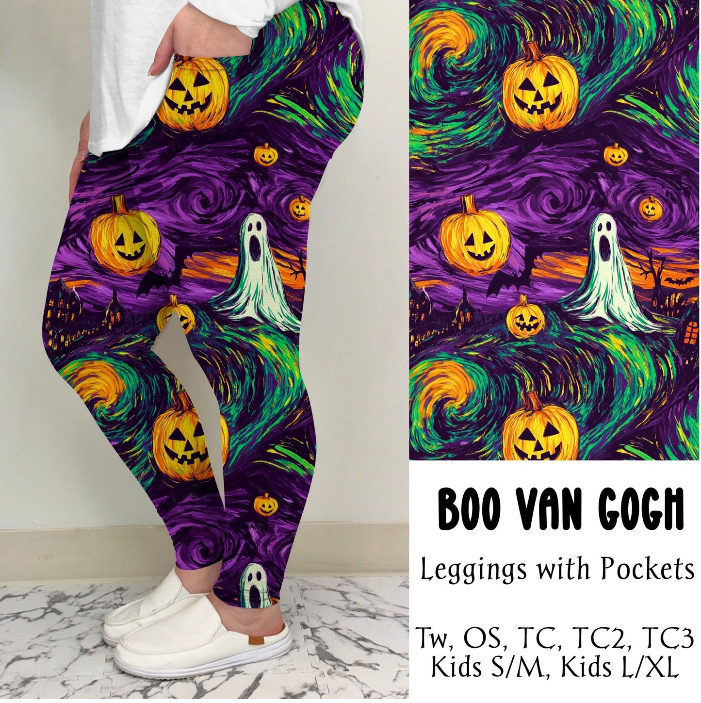 Boo Van Gogh Leggings/Joggers | Preorder Closes 7/28, ETA Mid Sept.