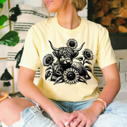 Spring Cow  Graphic Tee