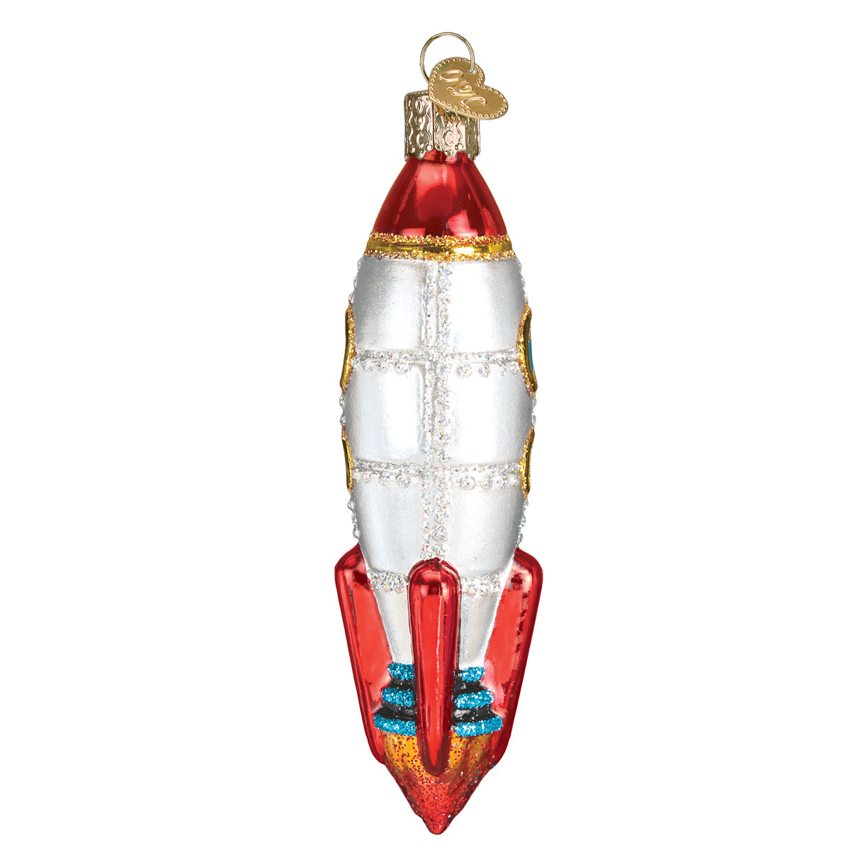 Toy Rocket Ship Ornament