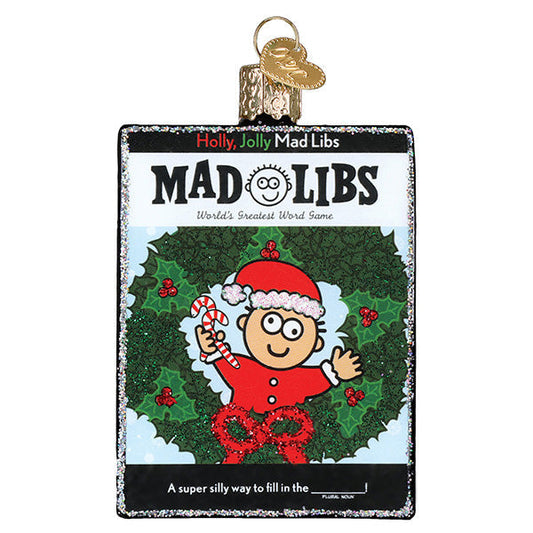 Holly, Jolly Mad Libs Ornament